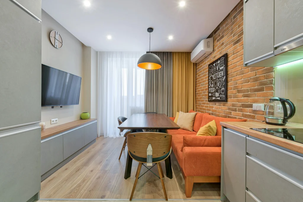 small space living improved with good lighting