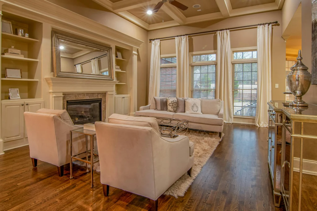 home styling using neutral colors and accents