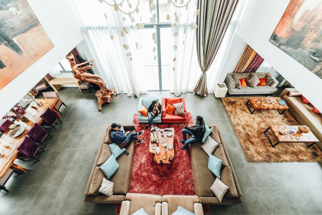 home styling tips with proper furniture layout