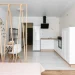 Small space living room with smart layout and simple design