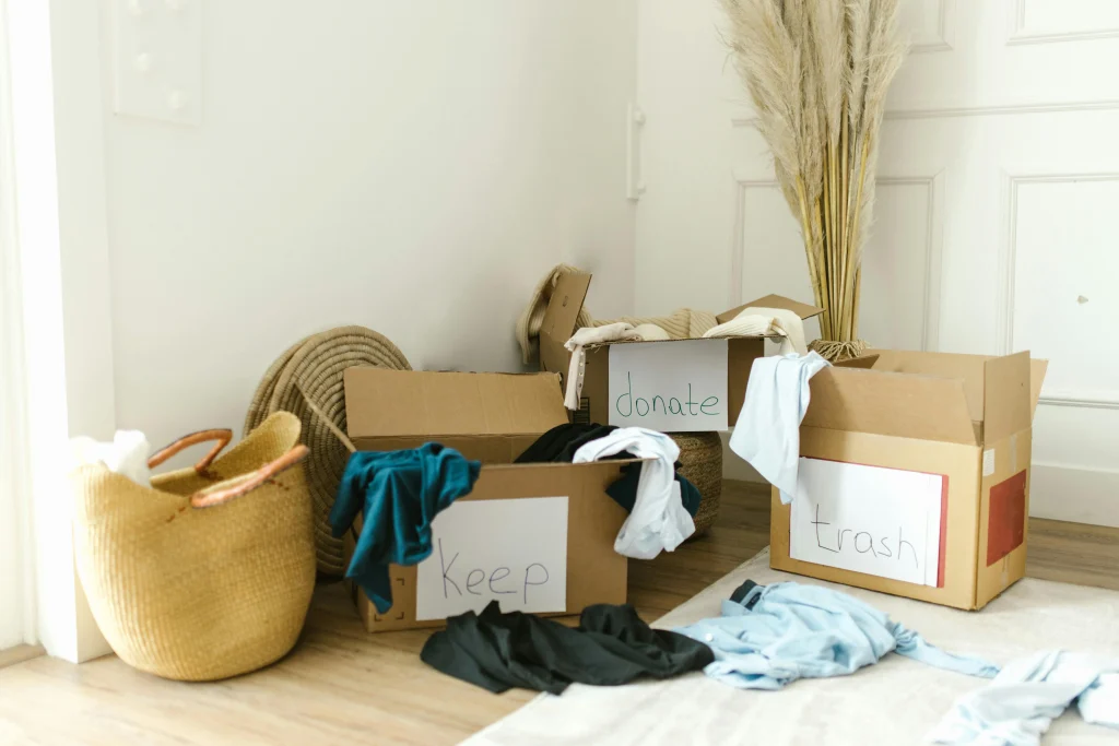 how to style your home by decluttering space