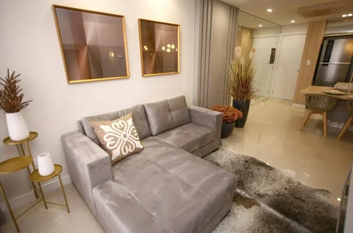Functional home interior with minimalist decor and ample storage