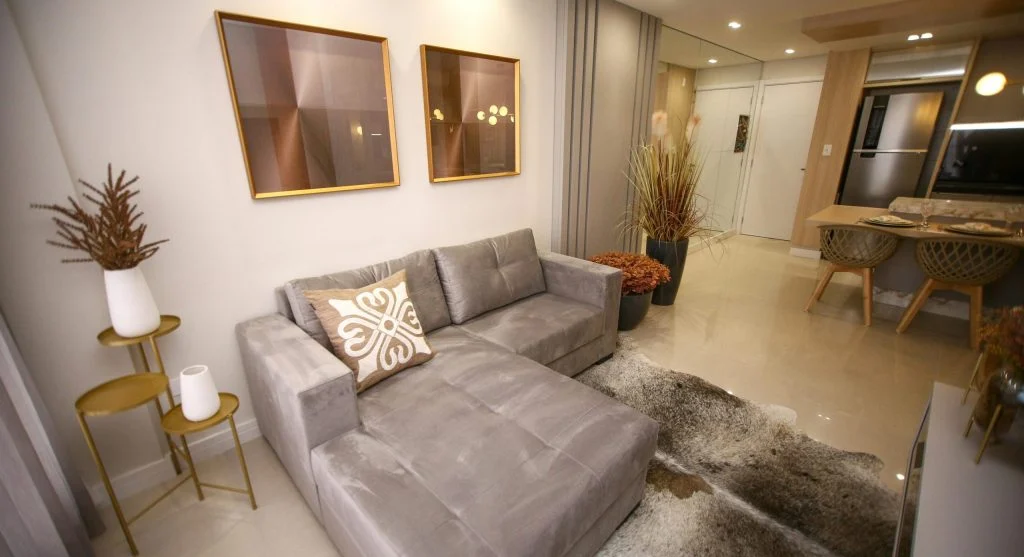Functional home interior with minimalist decor and ample storage