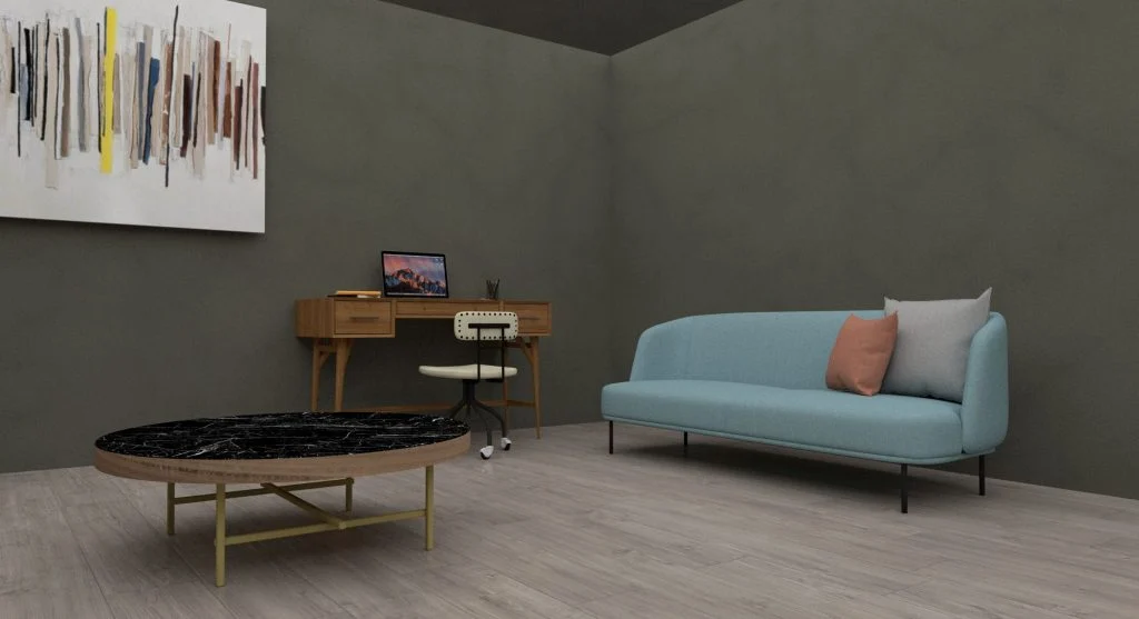 Arrange furniture in any room for better comfort and layout