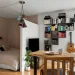 Small space living room with organized furniture and decor