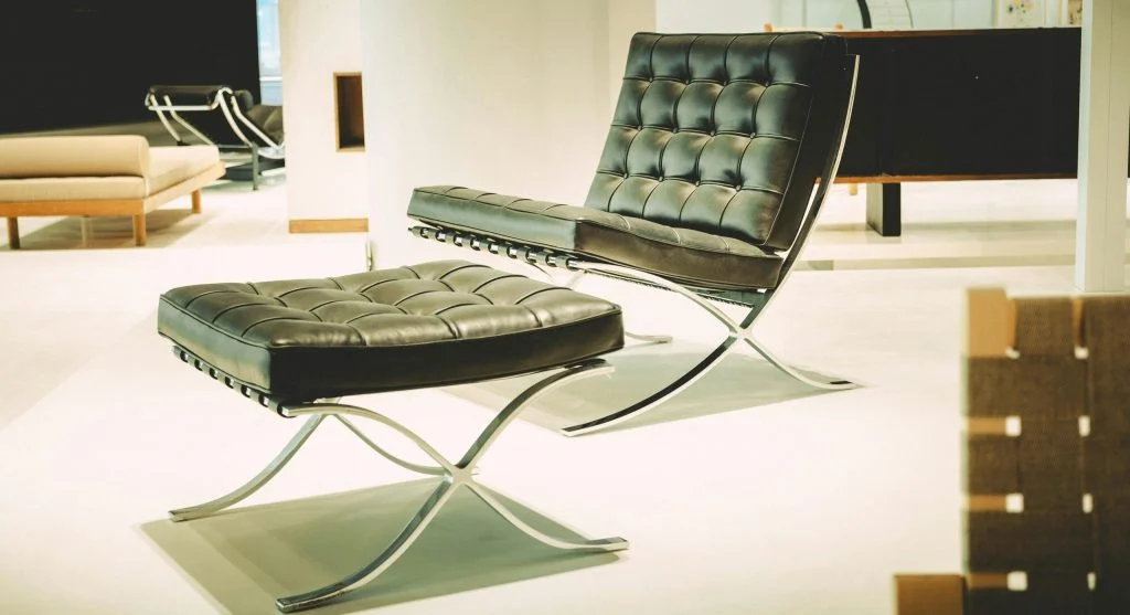 Luxury furniture in a modern living room