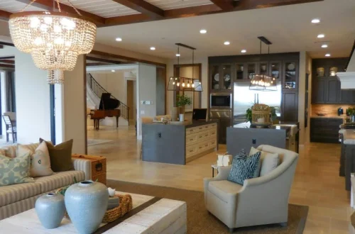 Affordable home interior design with modern furniture