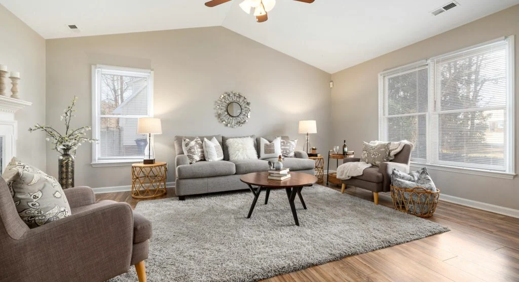 Furniture placement tips with area rugs