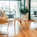 Living room with sofa, armchair, and coffee table