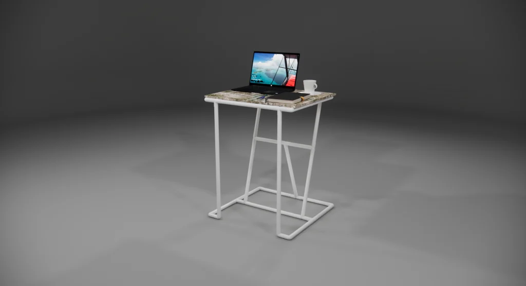 wall-mounted desk space-saving furniture