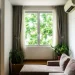 small space living room with minimal decor