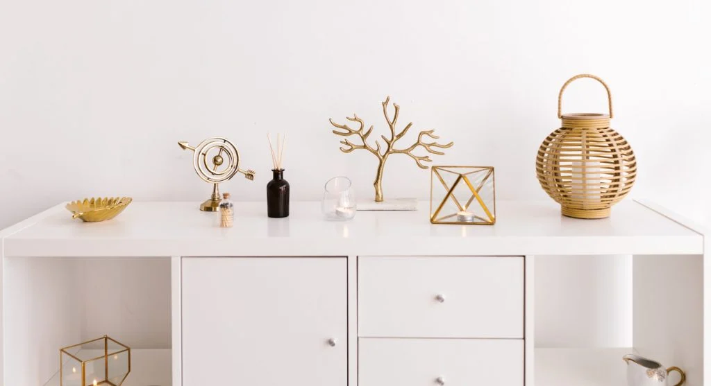 clean modern room with minimal decor